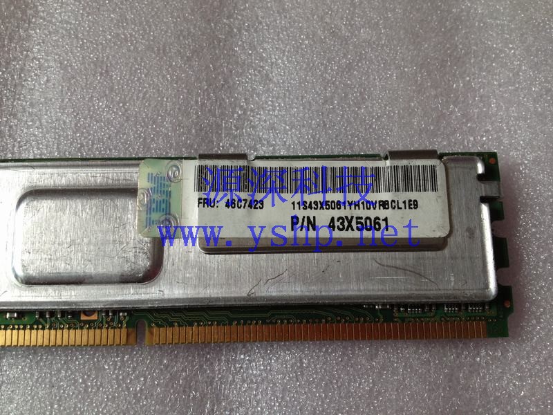 上海源深科技 上海 IBM X3500服务器 FBD内存 4GB PC2-5300F 43X5061 46C7423 高清图片