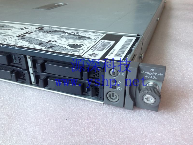 上海源深科技 上海 HP StorageWorks MSA50整机 双电源 2*73G SAS 2.5 硬盘 高清图片