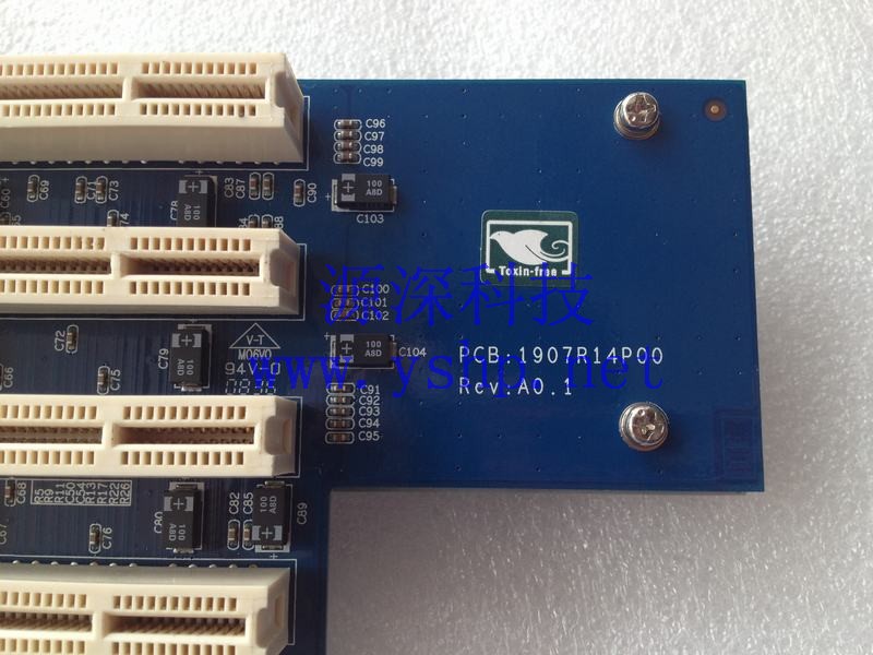 上海源深科技 上海 TOXIN-FREE PCI扩展板 提升卡 PC 1907R14P00 REV A0.1 高清图片