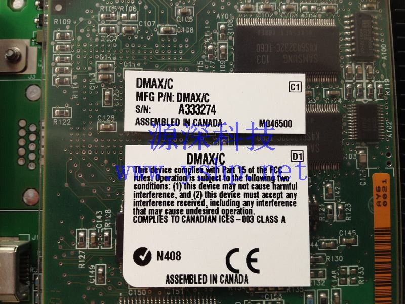 上海源深科技 上海 MATROX DMAX/C SDI 1394接口 视频数据采集卡 950-0102 REV.A 高清图片