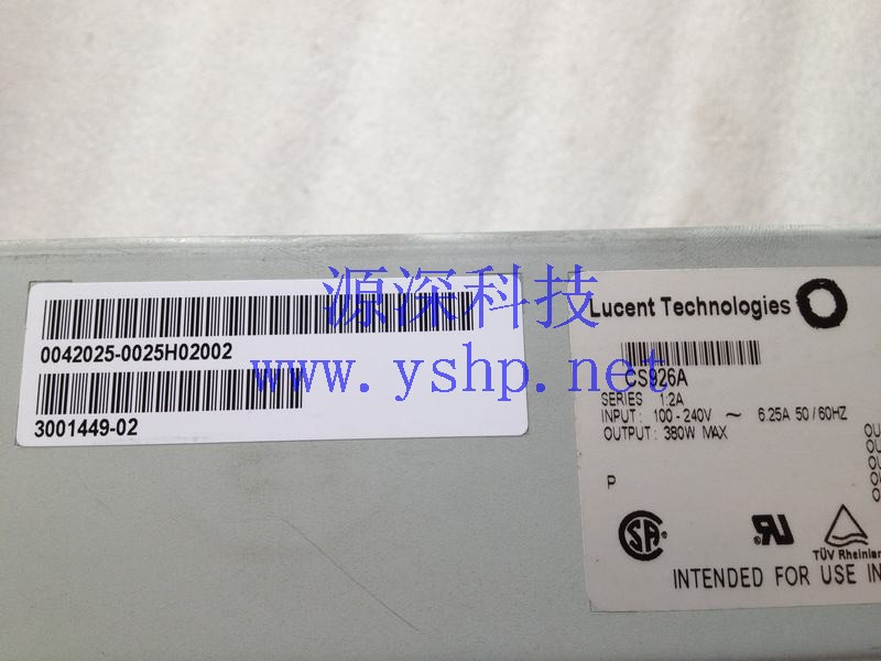上海源深科技 上海 SUN Lucent 380W 服务器电源 CS926A 3001449-02 高清图片