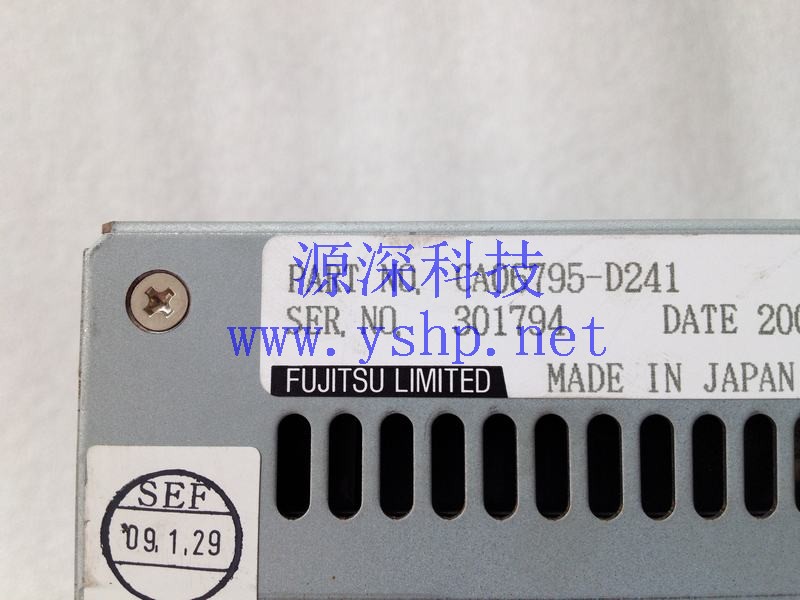 上海源深科技 上海 Fujitsu 富士通 Eternus 存储电池模块 CA06795-D241 高清图片