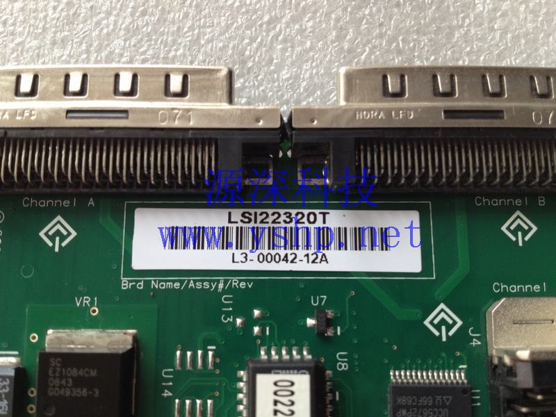 上海源深科技 上海 LSI22320T 双通道 ultra320M SCSI卡 PCI-X接口 高清图片