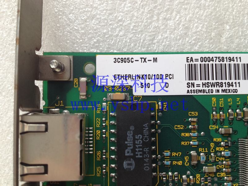 上海源深科技 上海 NCR PELE II 网卡 3C905C-TX-M ETHERLINK10 100 PCI 高清图片