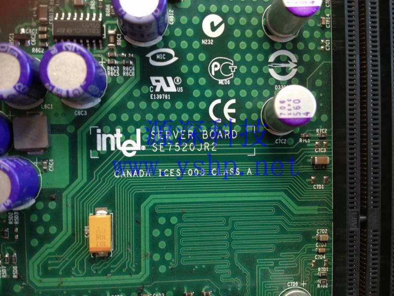 上海源深科技 上海 Intel服务器主板 SE7520JR2 SCSI C94555-752 高清图片