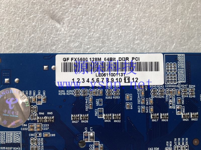 上海源深科技 上海 GF FX5600 128M 64BIT DDR PCI DVI+VGA输出显卡 高清图片