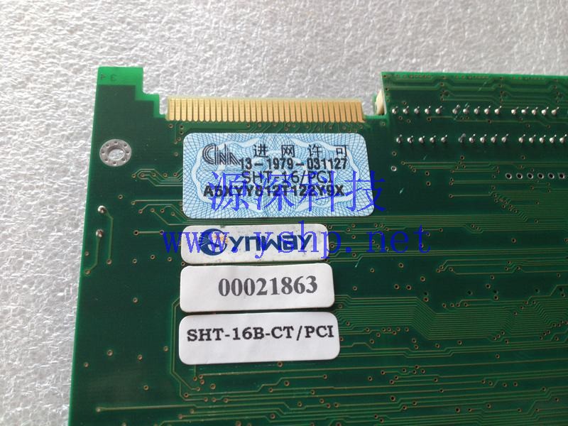 上海源深科技 上海 三汇 16路语音卡 SHT-16B-CT/PCI 满配RECMKB模块 高清图片