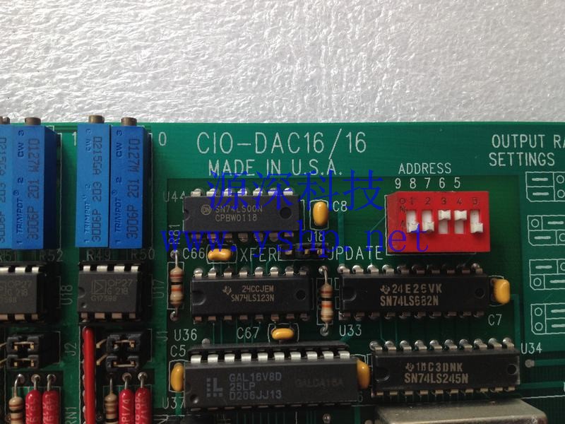 上海源深科技 上海 工业设备 工控机 数据采集卡 CIO-DAC16/16 高清图片