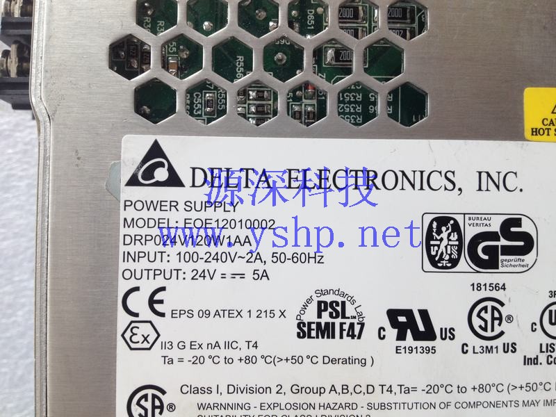 上海源深科技 上海 DELTA 工业设备 工控机电源 EOE12010002 DRP024V120W1AA 高清图片