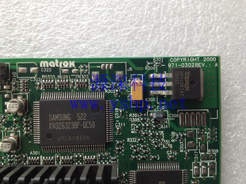 上海源深科技 MATROX AGP专业显卡 971-0302 REV A G45FMDHA32DB 高清图片