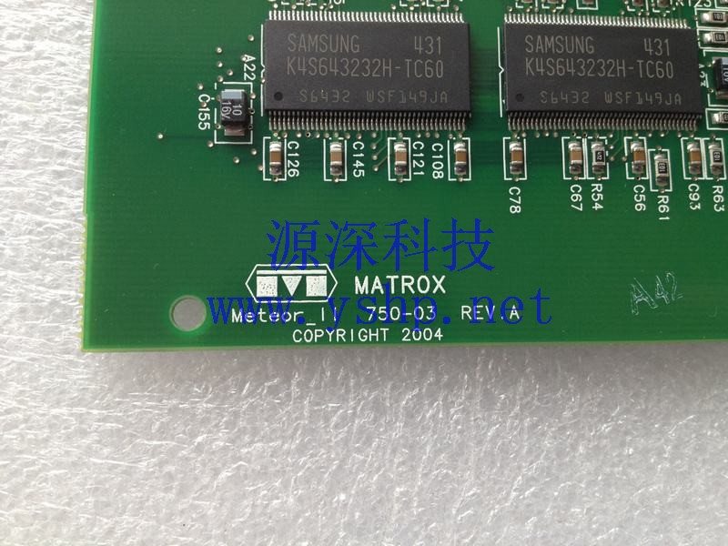 上海源深科技 MATROX 图像采集卡 Meteor_II 750-03 REV.A METEOR2/4 REV.03 63039620278 高清图片
