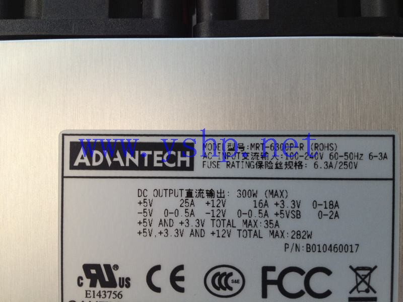 上海源深科技 上海 ADVANTECH 研华工业设备工控机电源 热插拔电源 MRT-6300P-R 高清图片