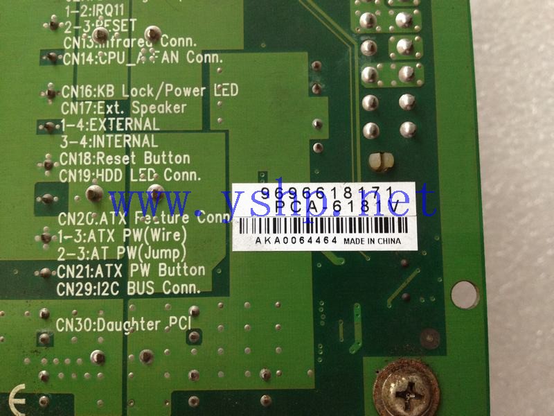 上海源深科技 上海 研华 工业设备 工控机主板 PCA-6181V PCA-6181 REV.A1 高清图片