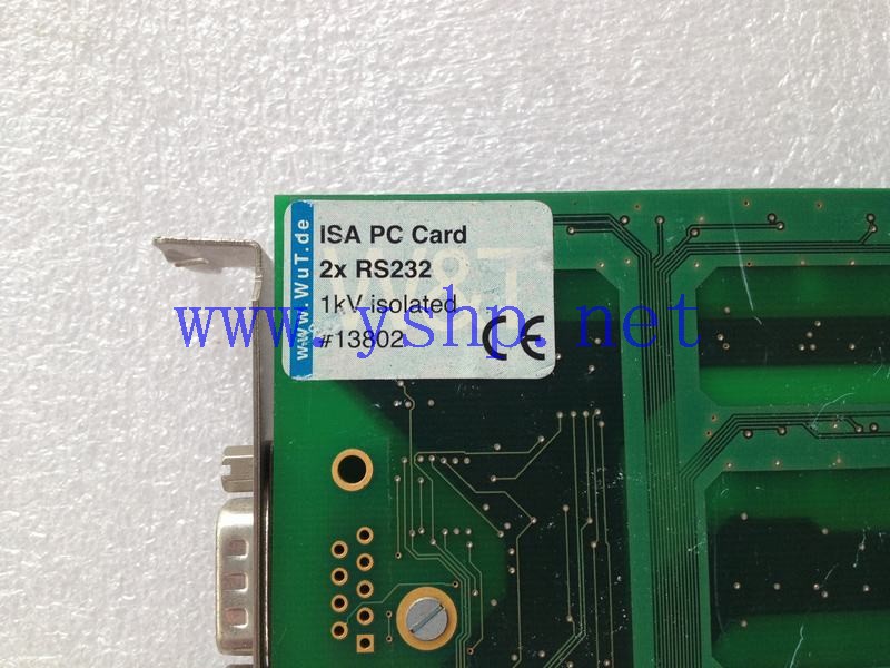 上海源深科技 上海 W&T PC_BAS_4.1 ISA PC Card 2x RS232 1kV isolated 高清图片