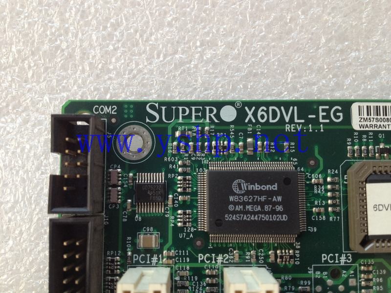 上海源深科技 上海 超微工作站主板 SUPER X6DVL-EG REV 1.1 高清图片