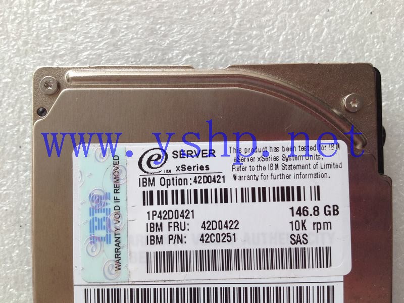 上海源深科技 上海 IBM 硬盘 146.8GB SAS 10K 2.5 42D0422 42C0251 高清图片