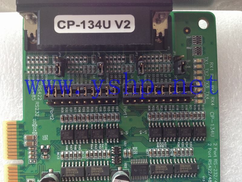 上海源深科技 上海 MOXA PCI多串口卡 CP-134U V2 RS232/422/485 高清图片