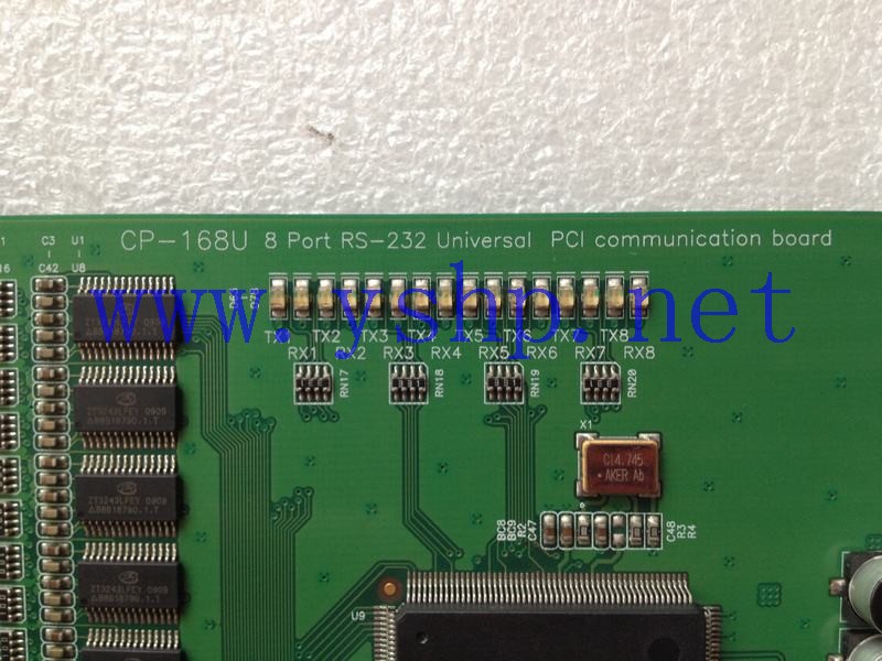 上海源深科技 上海 MOXA PCI串口卡 CP-168U 8口 RS232 RS485 高清图片