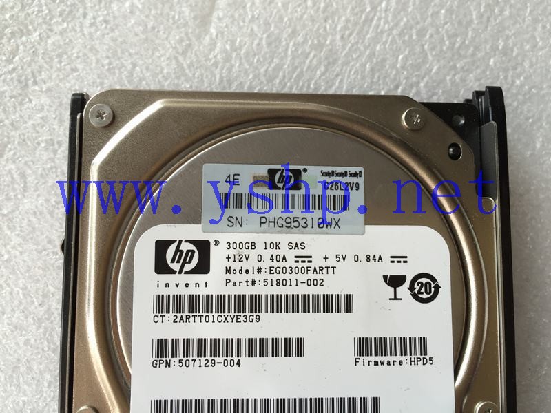 上海源深科技 上海 HP 300GB SAS 2.5 10K硬盘 493083-001 518011-002 507129-004 高清图片