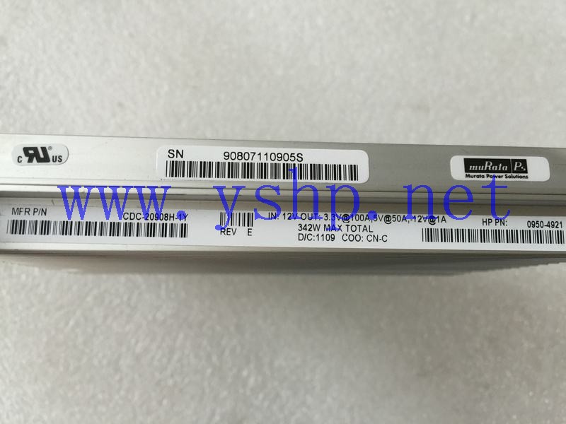 上海源深科技 HP RX6600 Dc Conv 12 Vdc Nom Inp 3 Out VRM CDC-20908H-1Y 0950-4921 高清图片