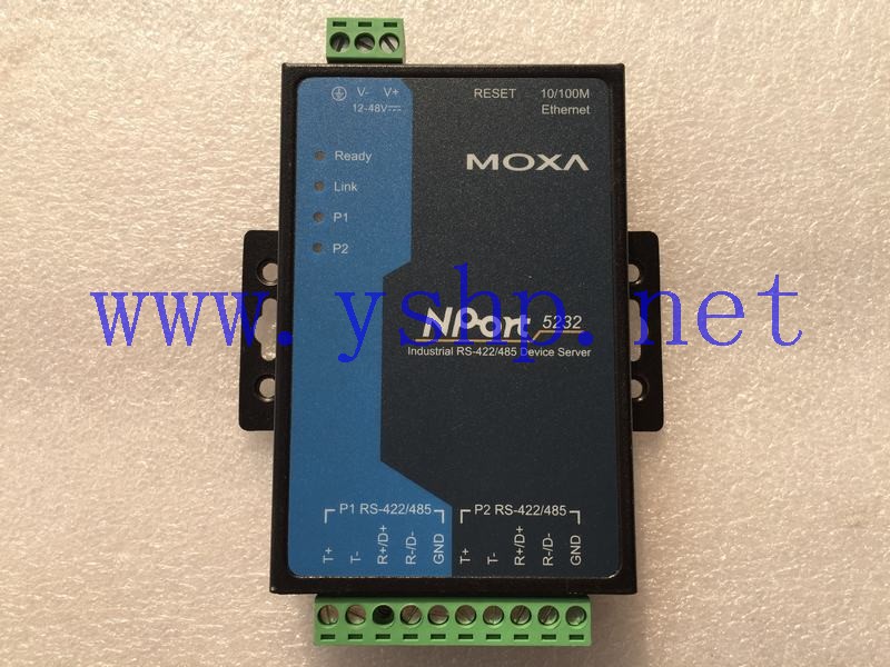 上海源深科技 上海 摩莎 MOXA NPort 5232 2口RS422/485设备联网服务器 高清图片