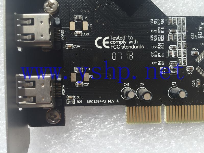 上海源深科技 上海 PCI 1394转接卡 NEC1394P3 REV A 高清图片