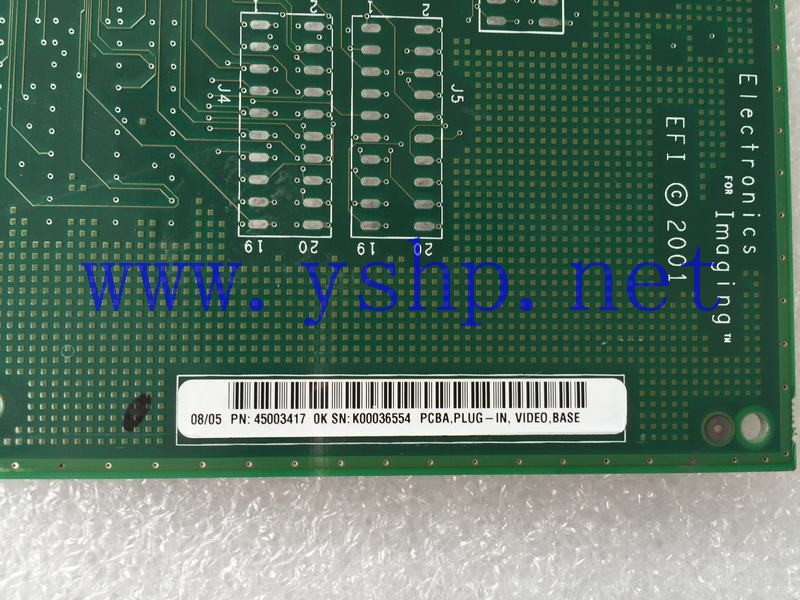 上海源深科技 上海 EFI Electronics Imaging 45003417 I PCBA Plug in Video Card  高清图片