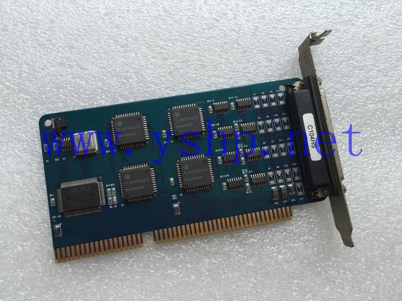 上海源深科技 上海 MOXA 摩莎 ISA C104HS 232卡 4口 PCI串口卡 4-port 高清图片