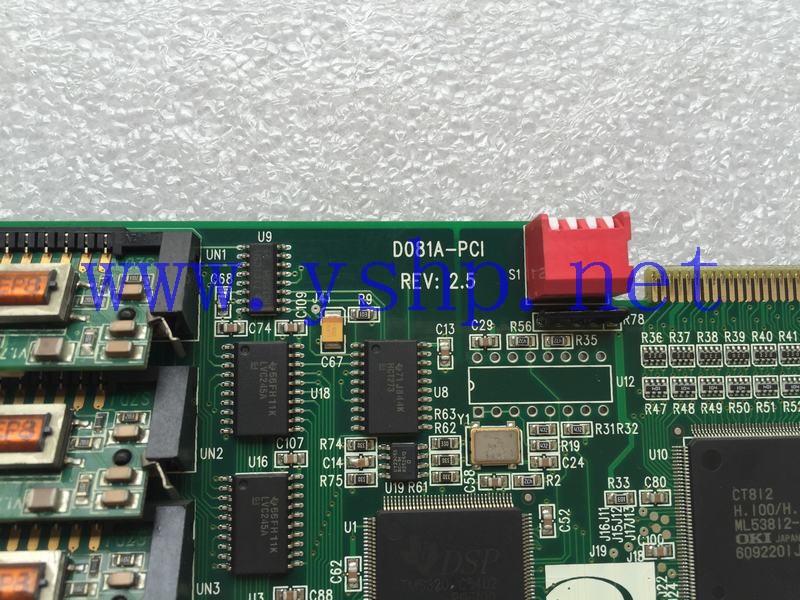 上海源深科技 上海 东进语音传真卡 D081A-PCI REV 2.5 DONJIN-D081A4F 高清图片