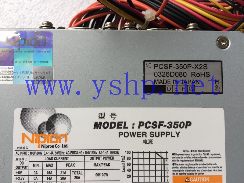 上海源深科技 NIPRON电源 工业设备工控机电源 PCSF-350P PCSF-350P-X2S 高清图片