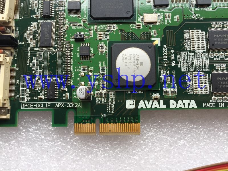 上海源深科技 AVAL DATA IPCE-DCLIF APX-3312A PC10026A 数据采集卡 高清图片