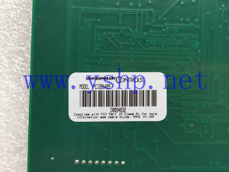 上海源深科技 CONTROLS PCI20-485 PC card DC-Coupled EIA-485 NIM Backplane 高清图片