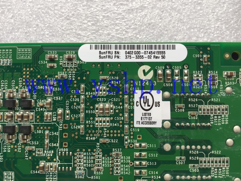 上海源深科技 SUN PCIe x4 4Gb FC HBA卡 375-3355-02 Rev 50 高清图片