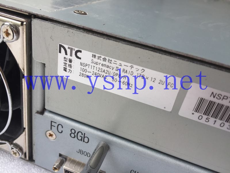 上海源深科技 NEWTECH SUPREMACY II RAID 1TBx12 2U FC NSPT1T12SA2U/OP8-H 高清图片