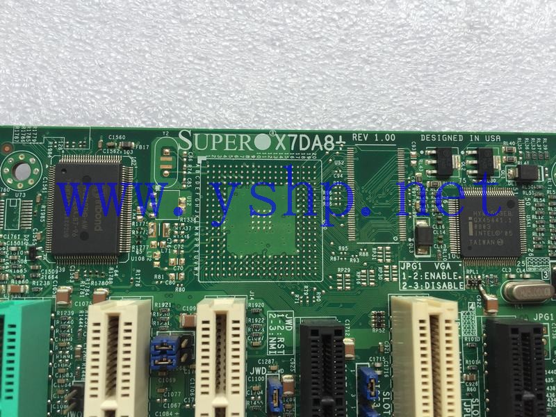 上海源深科技 超微主板 双路771 SUPER X7DA8+ REV 1.00 高清图片