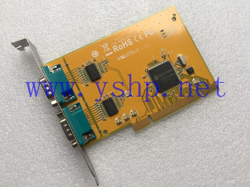 上海源深科技 PCI双口串口卡 SER5037A 1PCB-SER5037AXX110 VER 1.1 高清图片