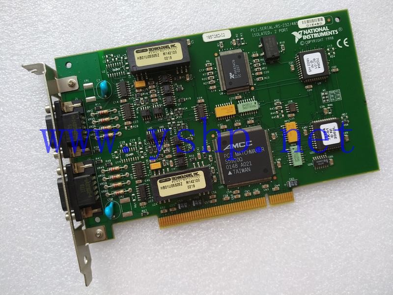 上海源深科技 NI PCI SERIAL RS-232 485 ISOLATEDD 2 PORT 185726D-02 高清图片
