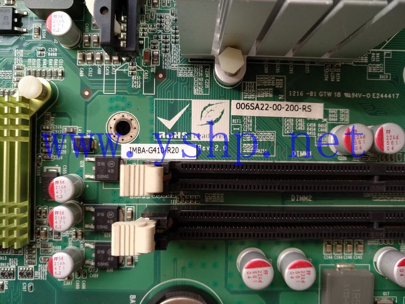 上海源深科技 IEI工业设备工控机主板 IMBA-G410-R20 REV 2.0 006SA22-00-200-RS 高清图片