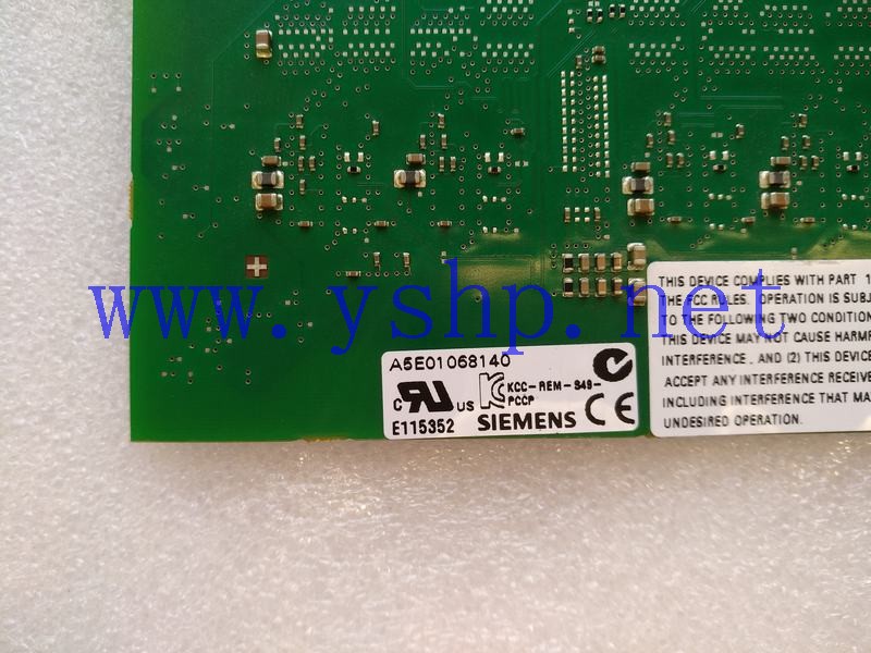 上海源深科技 Siemens SIMATIC CP1623 Network Card A5E01068140 A5E01013965 1P 6GK1162-3AA00 高清图片