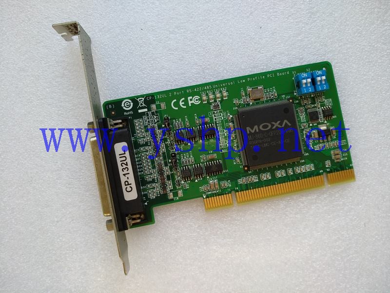 上海源深科技 MOXA CP-132UL 2 Port RS-422 485 Universal low profile PCI board 高清图片