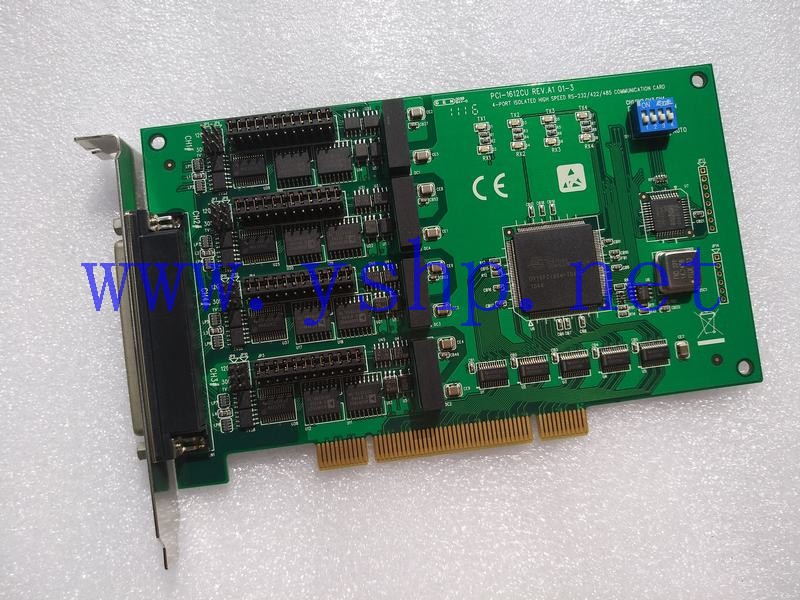 上海源深科技 PCI-1612CU REV.A1 01-3 4-PORT ISOLATED HIGH SPEED RS-232/422/485 COMMUNICATION CARD 高清图片