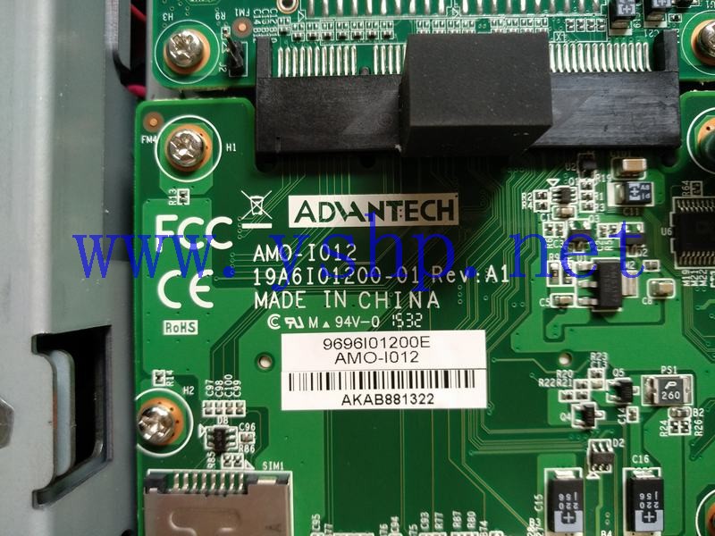 上海源深科技 研华工控机扩展输出板 AMO-I012 19A6I01200-01 REV A1 高清图片