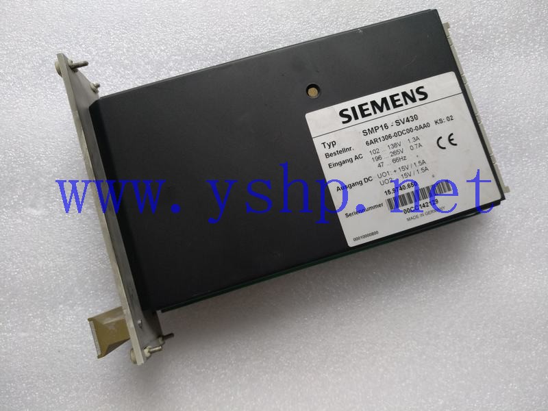 上海源深科技 SIEMENS SMP16-SV430 6AR1306-0DC00-0AA0 高清图片