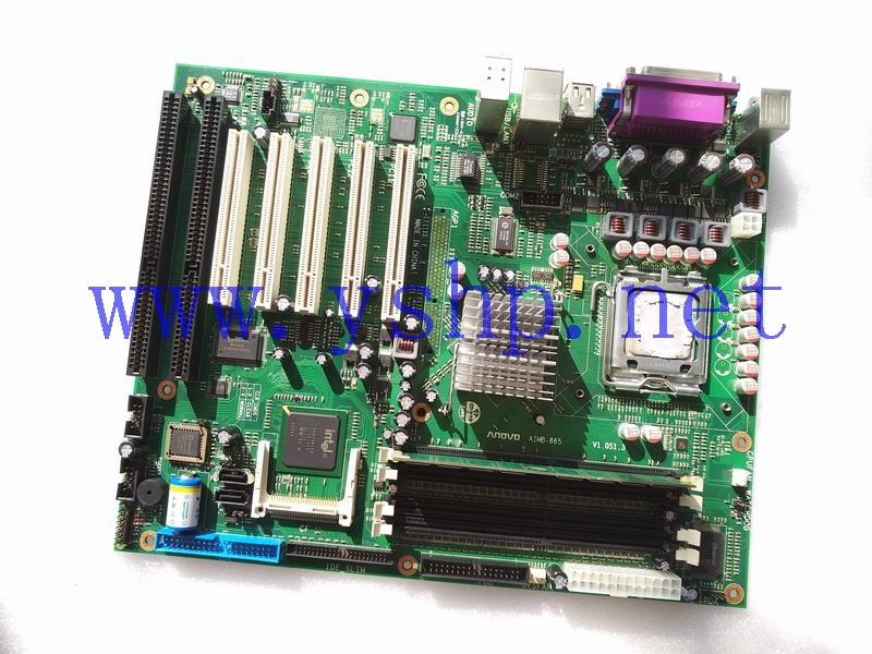 上海源深科技 ANOVO主板 AIMB-865 V1.OS1.3 2*ISA 5*PCI 无AGP插槽 高清图片