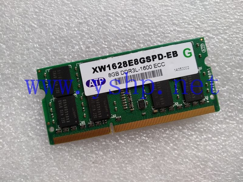 上海源深科技 笔记本内存 XW1628E8GSPD-EB 8GB DDR3L-1600 ECC 高清图片