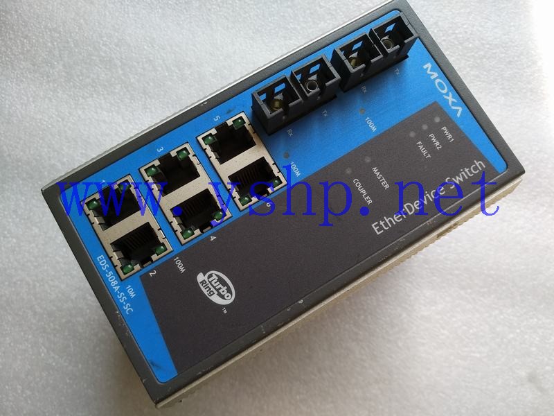 上海源深科技 MOXA EtherDevice Switch EDS-508A-SS-SC 高清图片