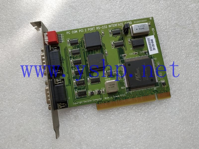 上海源深科技 PC COM PCI 2 PORT RS-232 INTERFACE CARD DCI2K01130001 高清图片