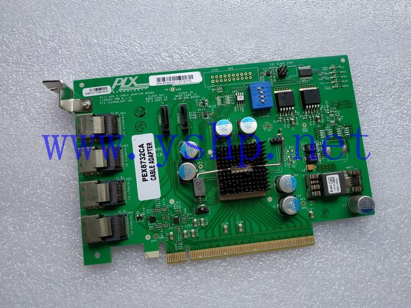 上海源深科技 PLX PCIe GEN 3 CABLE ADAPTOR BOARD PEX8732CA 高清图片