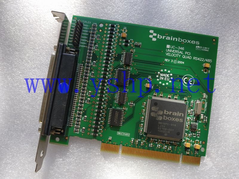 上海源深科技 brainboxes UC-346 UNIVERSAL PCI VELOCITY QUAD RS422 485 UC-346B 高清图片