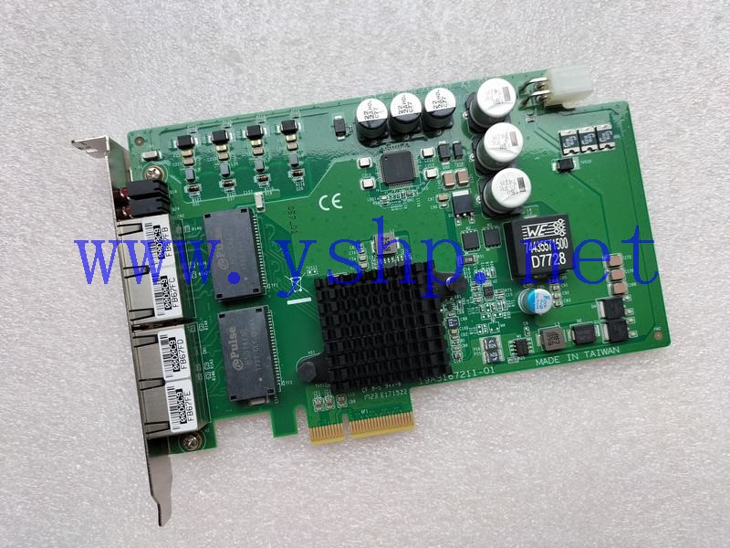 上海源深科技 工业板卡 PCIe-1674e a1 4-port PCI express GbE card 高清图片
